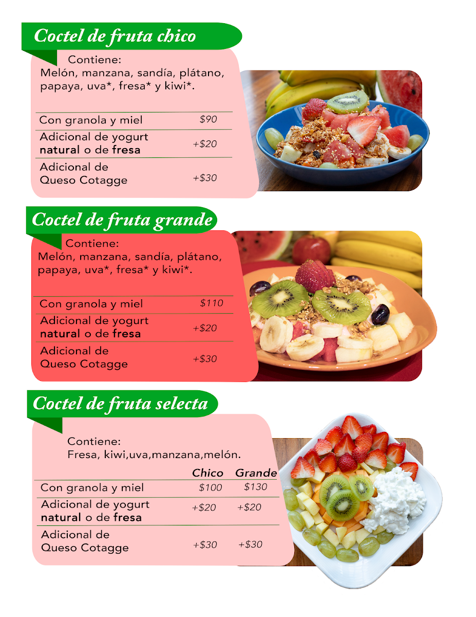 Jugos y Licuados Blanca Flor Menu - Image 2