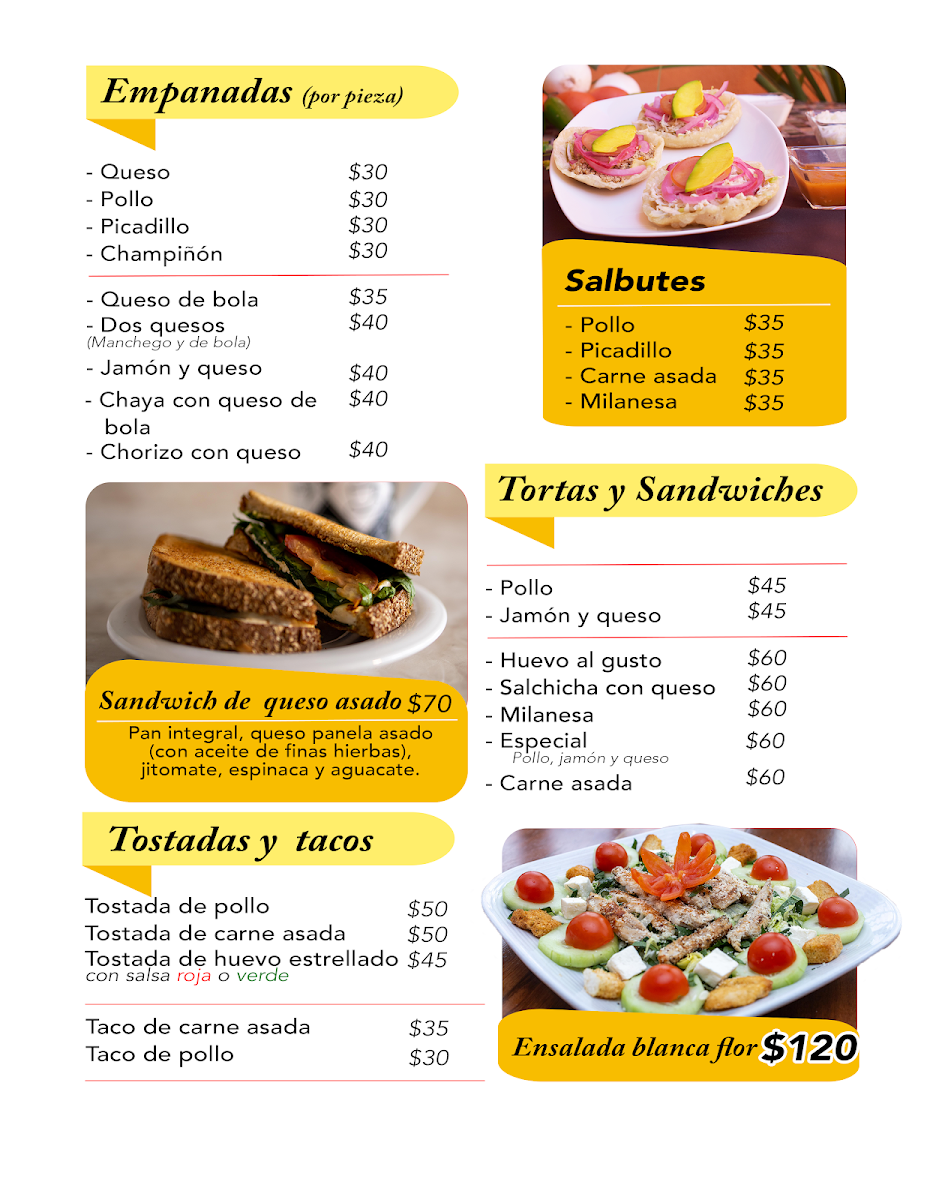 Jugos y Licuados Blanca Flor Menu - Image 4