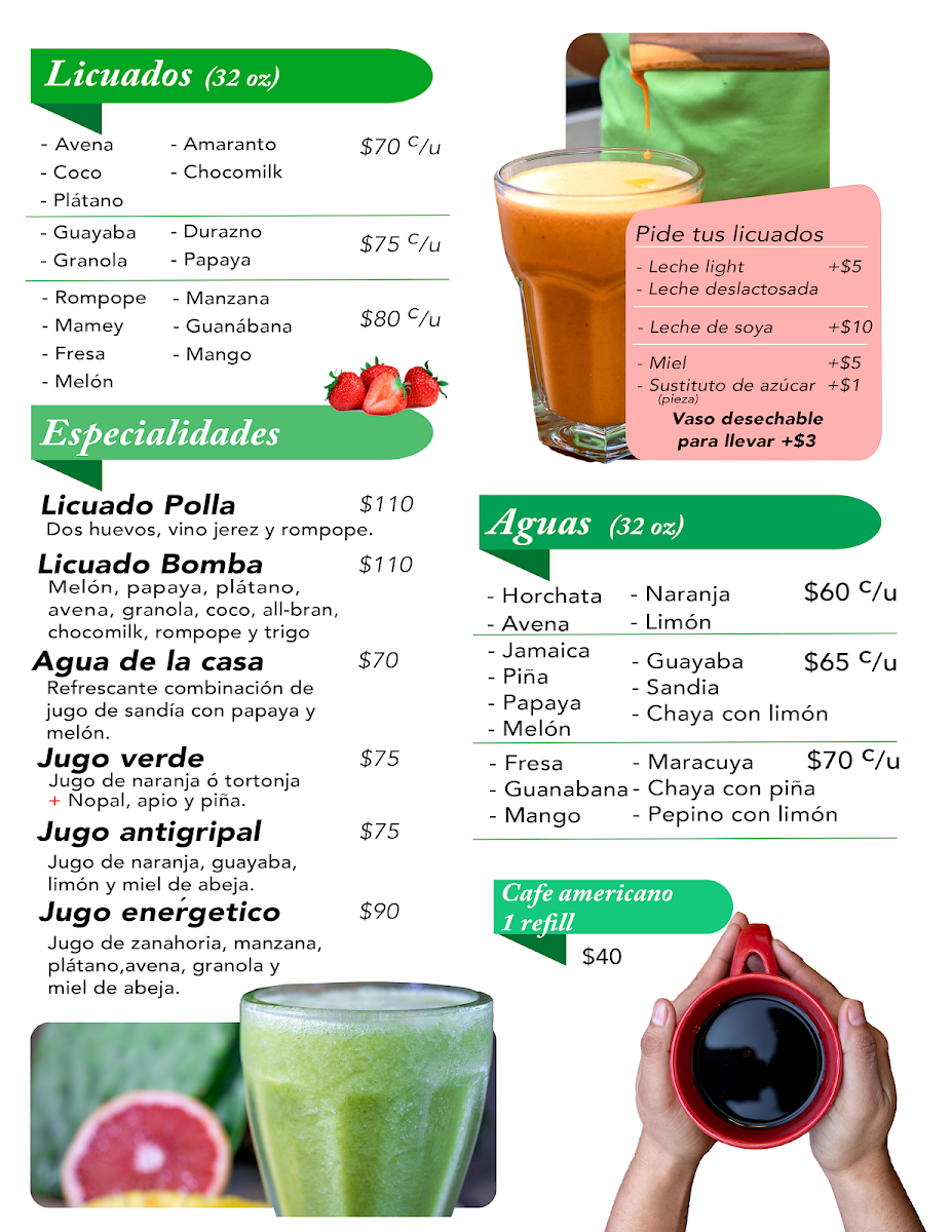 Jugos y Licuados Blanca Flor Menu - Image 6